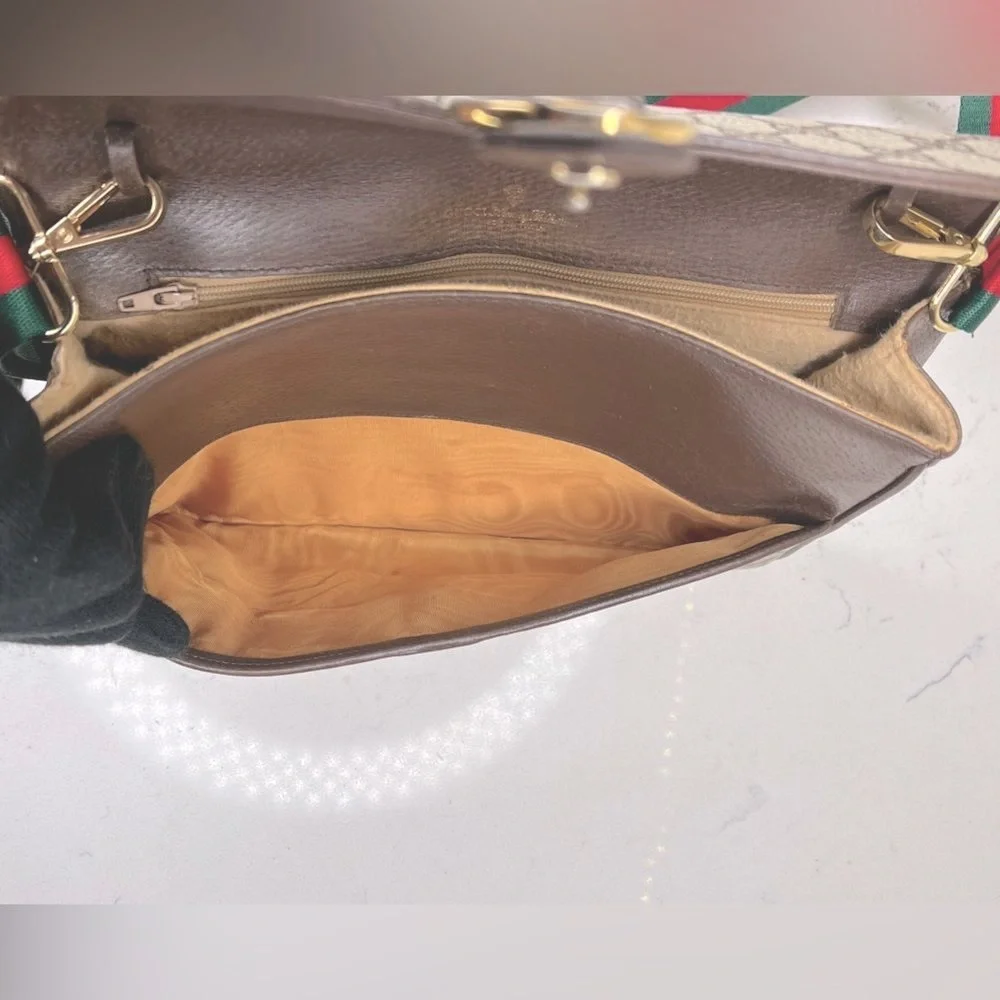 💯 AUTH Gucci horsebit crossbody bag - Picture 6 of 16